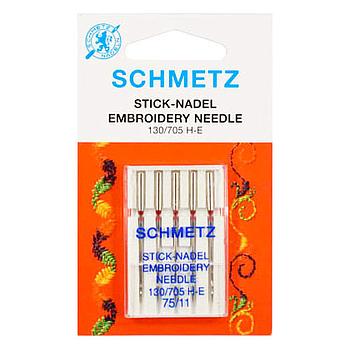 Embroidery Needles Schmetz 130/705 H-E (5 pcs)