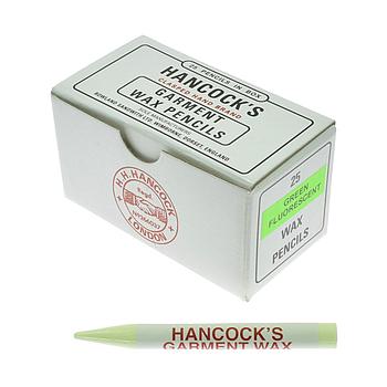 Wax Pencils Fluorescent Green  - HANCOCK'S (25 PCS)