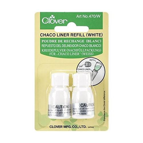 Chaco Liner Refill - WHITE - 2.8 gr (2 Pcs) Clover # 470/W