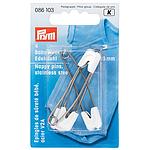 Stainless Steel Safety Pins 55mm for Baby Wear & Nappies PRYM # 086103