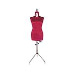 Adjustable Dummies with Tripod - Woman - Sizes: 46 to 58  - RED - Made In Italy