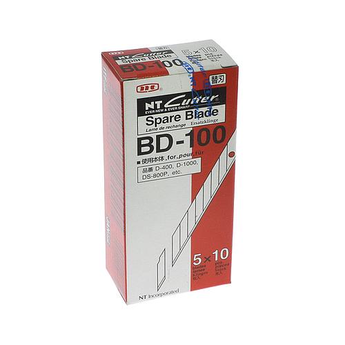 Replacement Blades BD-100 for NT CUTTER D-400 (50pcs/box)