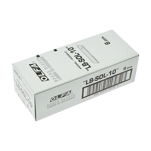 Cuchillas sin Segmentos 100x18 mm (10 Uds) # LB-SOL-10 (OLFA)