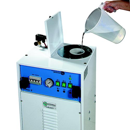 SATURNO/V | 7 Liters Steam Generator with 20 Liters Water Stainless Steel Tank + 2 Irons (BATTISTELLA)