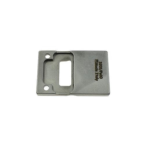 Needle Plate, 10mm Grooved for Heavy Profiles and Cored Straps PFAFF 335 # 3201/P (Made in Italy)