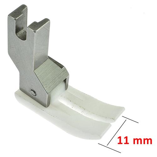 Needle-Feed PTFE Presser Foot 11mm Wide DURKOPP 272, PFAFF 461; 481 # 0272 006801 (272-6801) (MTI-NF) (Made in Italy)