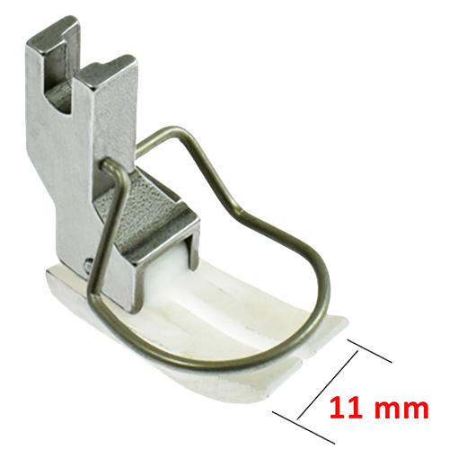 Needle-Feed PTFE Presser Foot 11mm Wide with Finger Guard DURKOPP 272, PFAFF 461; 481 # 0272 006801 (272-6801) (MTI-NF) (Made in Italy)