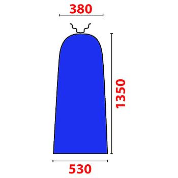 PRONTO TOP BLU 135x53x38 cm Mod. "MAXI"