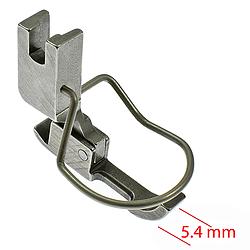 Needle Feed Zipper Foot 5.4mm, Needle on the Left with Finger Guard PFAFF 461, DURKOPP 272 # P36LN-NF (0272 006858) (Made in Italy)