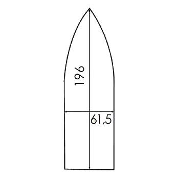 Suela de PTFE Reforzada para Plancha NAOMOTO HSP 320