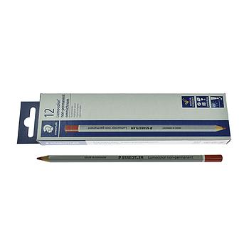 Staedtler Red Water-Soluble Pencil (12 PCS)