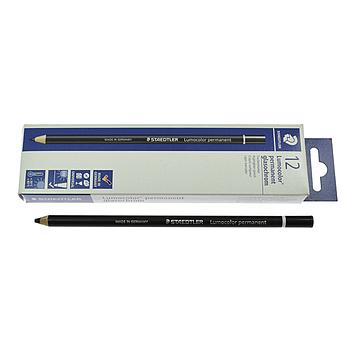 Staedtler Black Permanent Pencil (12 PCS)