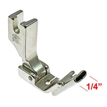 Hinged Presser Foot with 1/4 Left Tubular Guide # S10L-1/4 (P314L1/4) (YS)