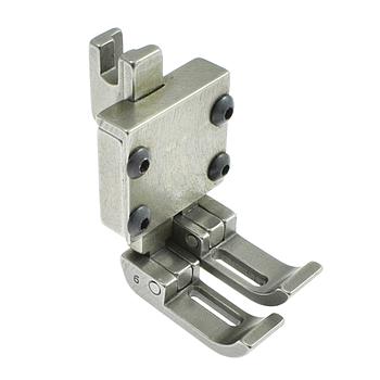 Compensating Presser Foot, 2-Needle 6mm NECCHI; PFAFF (Made in Italy)