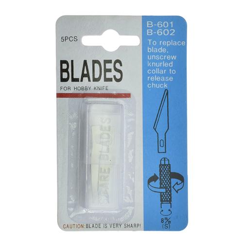 Replacement Knives for Hobby Cutter (5 Pcs)