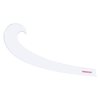 Kurvenlineal für Schneiderei und Modellbau (50 cm) - Made in Italy