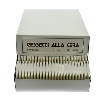 Giz de Cera para Alfaiate - BRANCO - (100 unid.) - Made in Italy