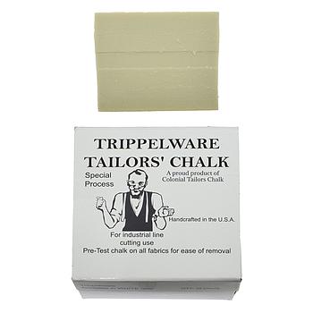 Trippleware Wax Tailor’s Chalk, 32 Pieces - White