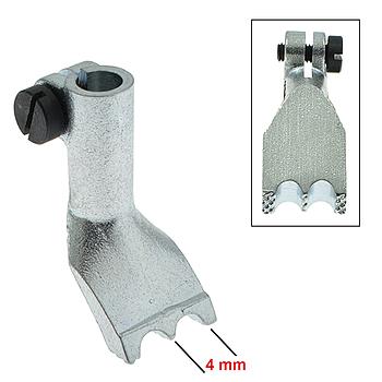 Outer Presser Foot 4mm Double Grooved PFAFF 1425 # 1052/03 (Made in Italy)