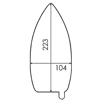 Semelle Renforcée en PTFE pour Fer à Repasser VEIT HP 2003