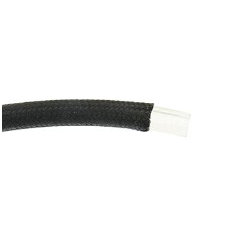 Furtun de Abur din Silicon Transparent, Acoperit cu Bumbac (Rulou de 50 Metri) - Made in Italy