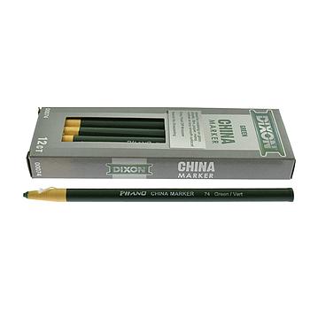 Self-Sharpening Green Wax Pencils (12 Pcs)