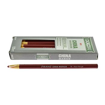 Self-Sharpening Red Wax Pencils (12 Pcs)