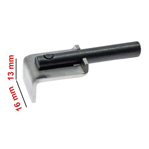 Kurzschaftführung 16x13(H) mm (Schwere Materialien) für Kantenführung NS/130 # Sp/064 (Made in Italy)