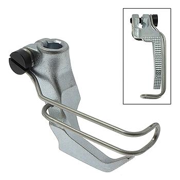 Äußerer Nähfuß für 8 mm Transporteur, Stichlänge 9 mm ADLER 367, 467, 767 # D8-PL-9 (Made in Italy)