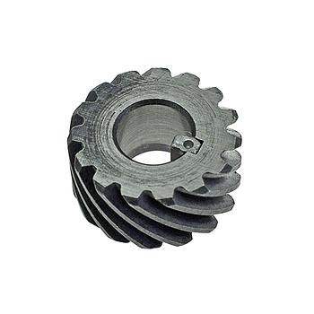 L.H. Spiral Gear with Key KM KS-EU # U-157 (Genuine)