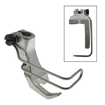 Outer Cording Foot 7mm Grooved for Stitching on the Cord for Upholstery ADLER # 467TP/7 (Made in Italy)