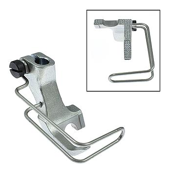 Outer Foot 6mm Grooved for Hemming with Cord Insertion ADLER 167, 267, 269, 867, 669, 869 # 0367 220433 (Made in Italy)
