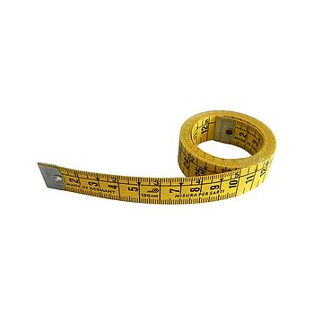 Tape Measure cm/cm, 18mm x 150cm (60") - Polyfibre # 79302