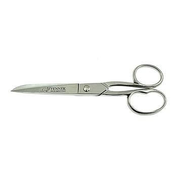 7" Micro-serrated Sandblasted Tailor Scissors - Stainless Steel (FENNEK)