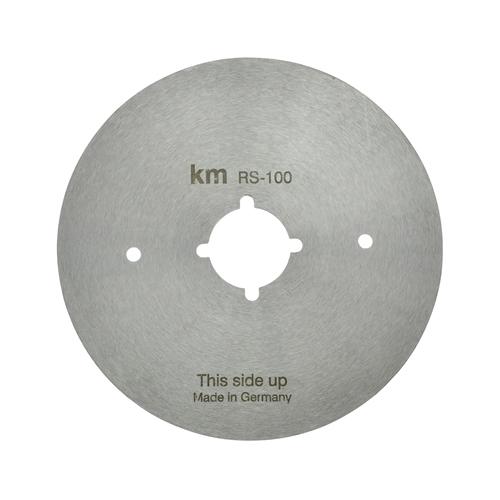 Lame Ronde Ø 100 mm (Extérieur) - Ø 21 mm (Intérieur) KM RS-100 (Made in Germany)
