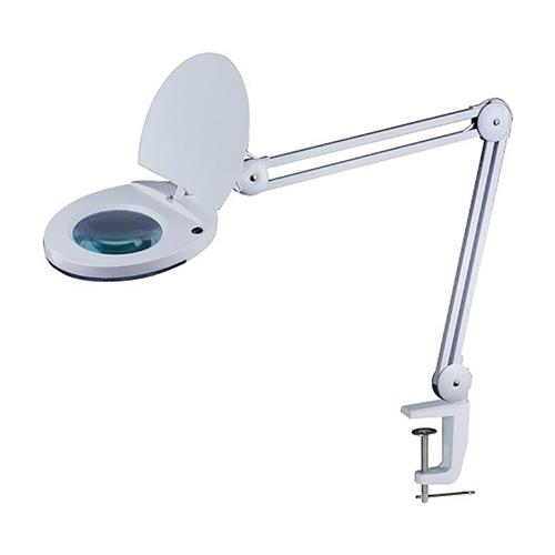 5-Diopter LED Magnifying Lamp with 8W, 80 LEDs and Table Clamp