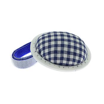 Cuscino Puntaspilli Blu da Polso con Velcro