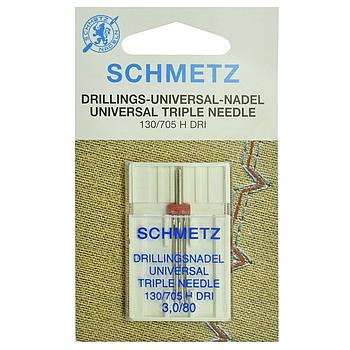 Universal Triple Needle 130/705 H DRI Schmetz Sewing Machines (1 Pc)