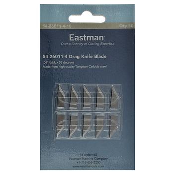 0,04” thick x 55 degree drag knife - Tungsten carbide steel, 10 pack - Eastman