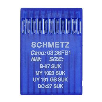 B-27 SUK Sewing Needles Schmetz MY 1023 SUK - UY 191 GS SUK - DCx27 SUK | CANU 03:36FB 1