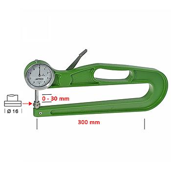 Thickness Gauge 0-30mm, 0.1mm - Length 300 mm