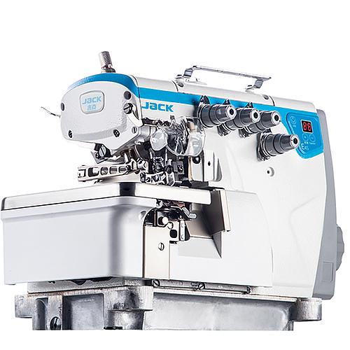 E4S-4-M03/333 JACK, Selector L/M/H | Máquina Overlock con Motor Integrado de Alto Ahorro Energético con Funciones Avanzadas, Espera. Sistema de Aceite Integrado para Evitar Fugas