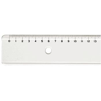50cm Transparent Plastic Ruler (Made in Italy)