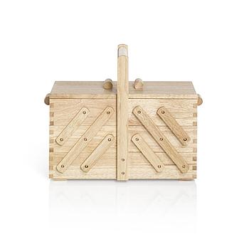 Sewing Box in Light Wood (L) PRYM # 612548