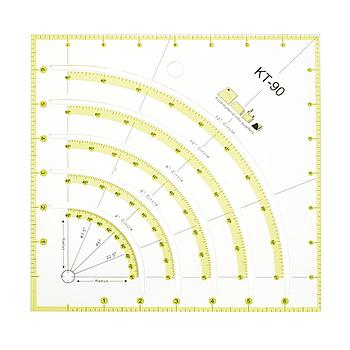 Righello Quadrato in Plexiglass Trasparente