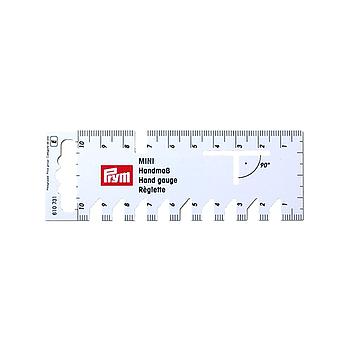 Hand Gauge Mini - 4x11.5cm, 10 cm scale - PRYM # 610731