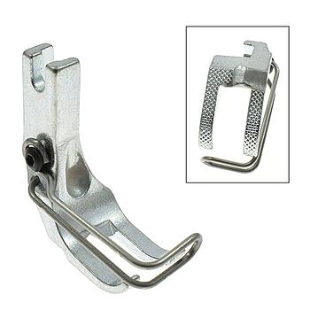 14001 (67ED/SC) | Piedino Posteriore Scanalato per Filetti DURKOPP-ADLER 267, 269, JUKI LS-1342, LU-1508 (Made in Italy)