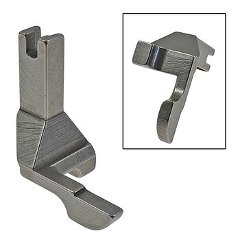 14025 | Piedino Posteriore Scanalato con Ago a Destra per Filetti e Tracolle DURKOPP-ADLER 267, 269, JUKI LU-1342 (Made in Italy)