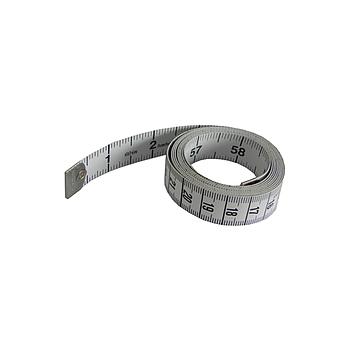 Tape Measure cm/inch, 18mm x 150cm (60") - Fiberglass # 39202