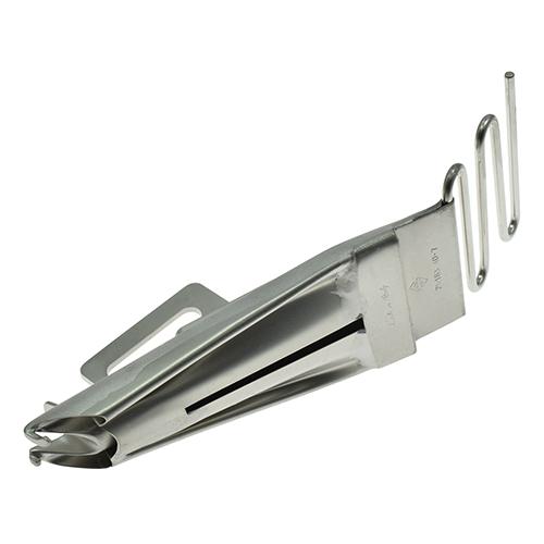 25183 (F34002) | Doppelfalzbandapparat – 115° Winkel für Maschinen mit Dreifachtransport (Made in Italy)
